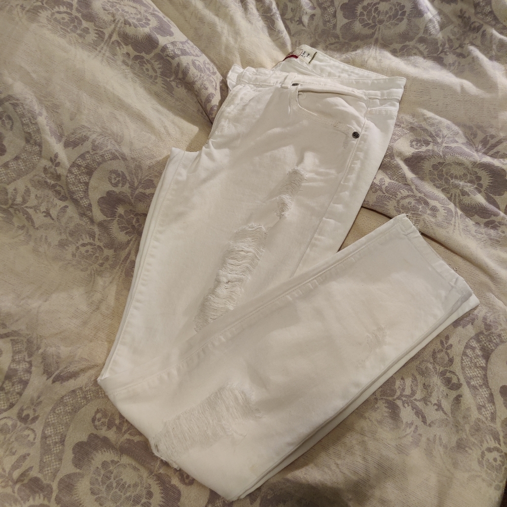 Easy Money Jean Company White Skinny Jeans size 31